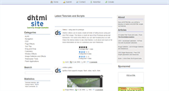 Desktop Screenshot of dhtmlsite.com