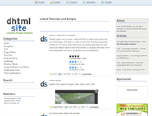 Tablet Screenshot of dhtmlsite.com